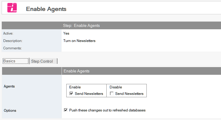 Enable Scheduled Agents