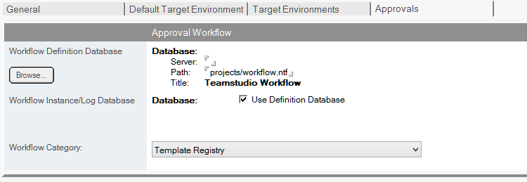 Template Registry Workflow