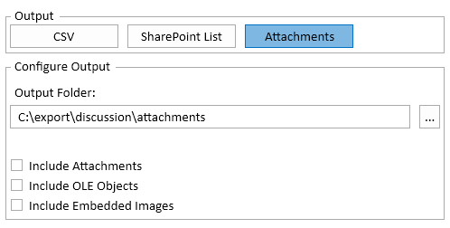 Configure Attachments