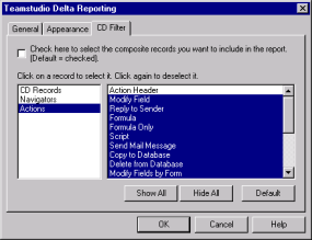 Report Dialog