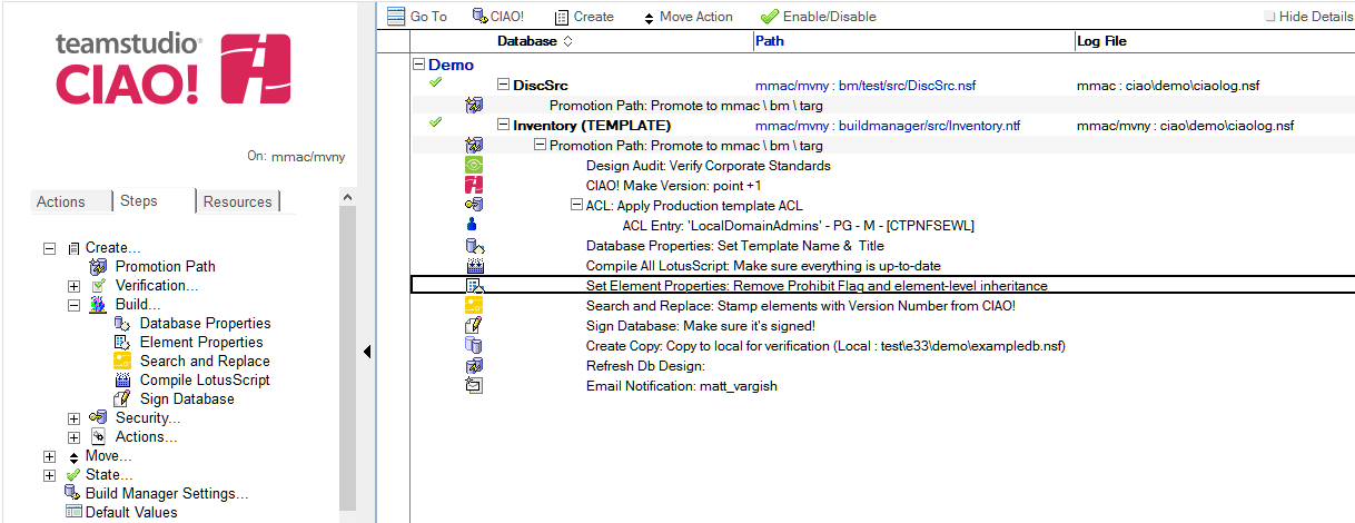 Element Properties Step