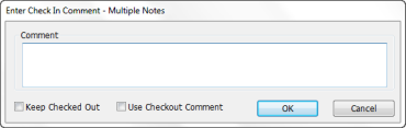 Check in comment multiple