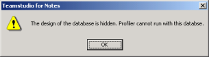 Profiler Error