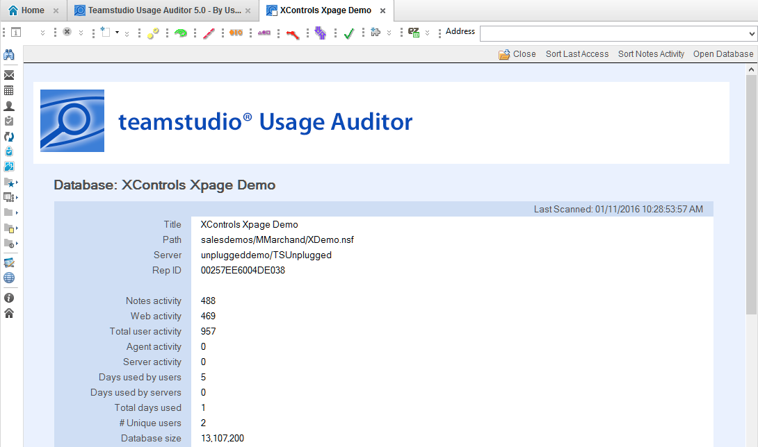 Database Statistics