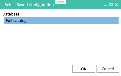Export Load Dialog